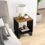 vidaXL Salontafel 40x31x46 cm massief mangohout en bewerkt, Huis en Inrichting, Tafels | Salontafels, Minder dan 50 cm, 50 tot 100 cm