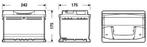 Exide 60AH Accu EB602 Batterij 540A Excell 12V Loodaccu B..., Ophalen of Verzenden, Nieuw