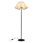 Staande lamp Ashton vloerlamp 153 cm zwart en wit E27 lux.pr, Huis en Inrichting, Lampen | Vloerlampen, Verzenden, Nieuw