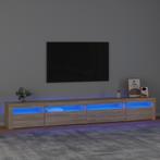 vidaXL Tv-meubel met LED-verlichting 270x35x40 cm sonoma, Verzenden, Nieuw, 50 tot 100 cm, Minder dan 100 cm