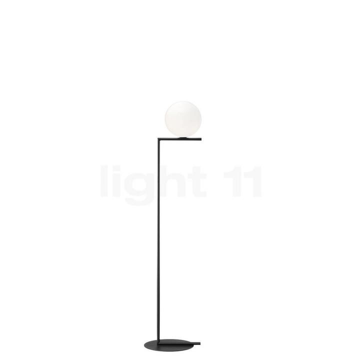 Flos IC Lights F1, zwart (Staande lampen, Binnenlampen), Huis en Inrichting, Lampen | Vloerlampen, Nieuw, Glas, Verzenden