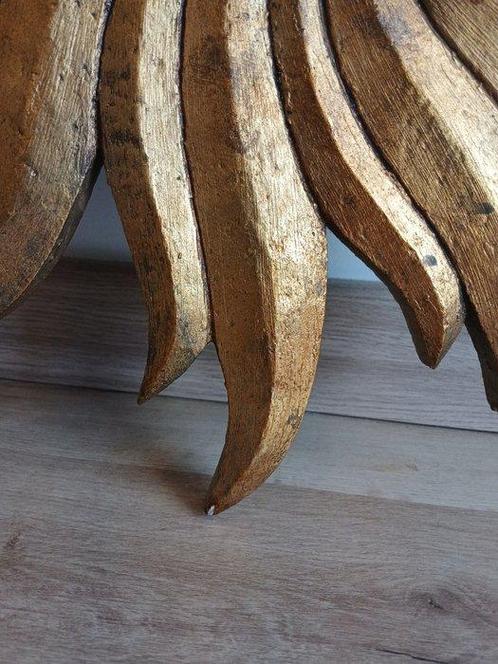 Wandspiegel - Glas, Hout - Geen reserveringsprijs!!!, Antiek en Kunst, Curiosa en Brocante