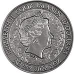 Cookeilanden. 10 Dollars 2022 Lord of the Rings Antique