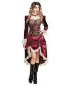 Steampunk Kostuum Dames, Kleding | Dames, Carnavalskleding en Feestkleding, Verzenden, Nieuw