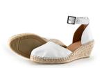 Manfield Espadrilles in maat 41 Wit, Kleding | Dames, Schoenen, Verzenden, Wit, Zo goed als nieuw, Manfield