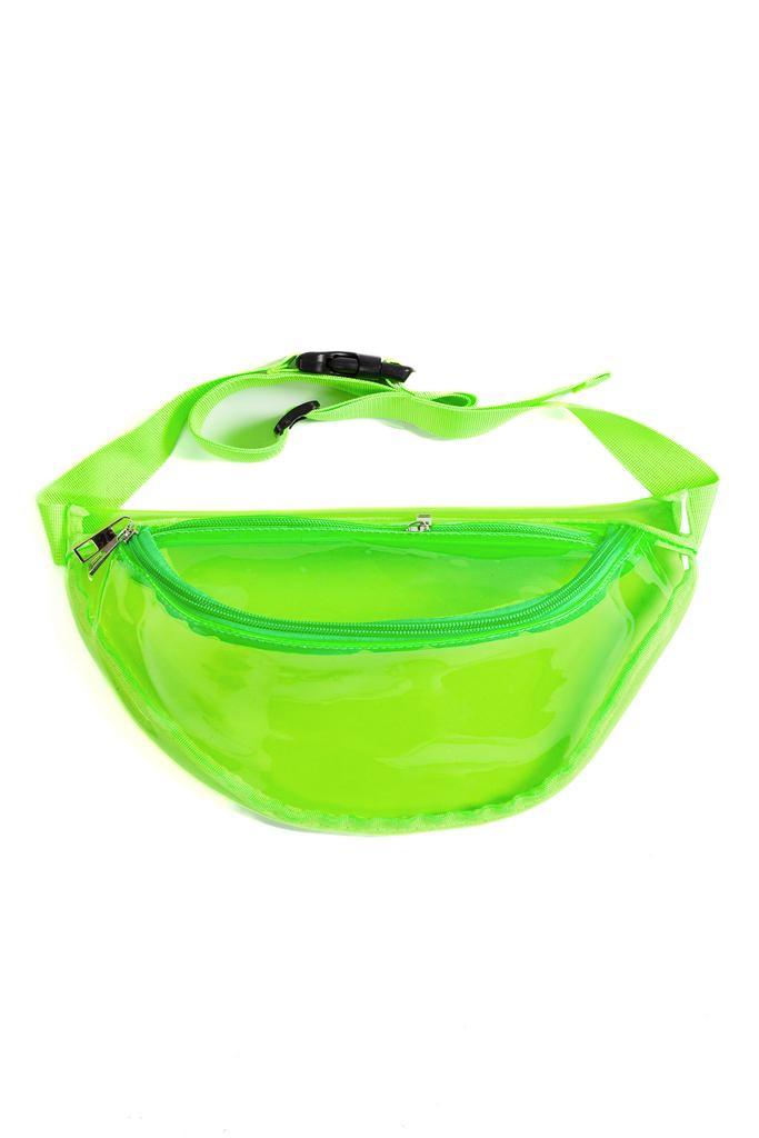 Heuptas Neon Groen Transparant Fanny Packtasje Heuptasje, Sieraden, Tassen en Uiterlijk, Tassen | Damestassen, Overige typen, Nieuw
