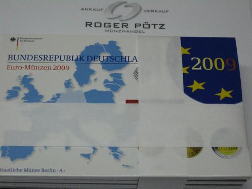 29,40 Euro Brd Kursmuntset 2009 A D F G J komplett polier..., Postzegels en Munten, Munten | Europa | Euromunten, Verzenden