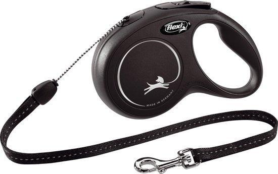 Flexi New Classic Koord - Hondenriem - Zwart - S - 8 meter -, Dieren en Toebehoren, Honden-accessoires, Verzenden
