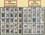 Nederland 2010/2012 - Complete series persoonlijke, Postzegels en Munten, Postzegels | Nederland, Gestempeld