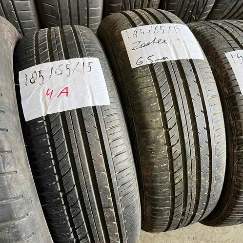 2 x Zetex 185-65-15 Zomerbanden 6,5mm, Auto-onderdelen, Banden en Velgen, 15 inch, Zomerbanden, 185 mm, Personenwagen, Gebruikt