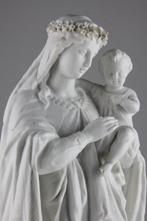 Letu&Mauger - Beeld, Groot beeld - Maria met Kind - 51 cm -, Antiek en Kunst