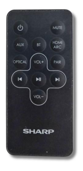 Sharp HT-SB95 afstandsbediening - Soundbar, Audio, Tv en Foto, Afstandsbedieningen, Verzenden