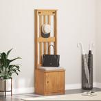 vidaXL Kapstok SANDNES 45x40x159,5 cm massief grenenhout, Verzenden, Nieuw