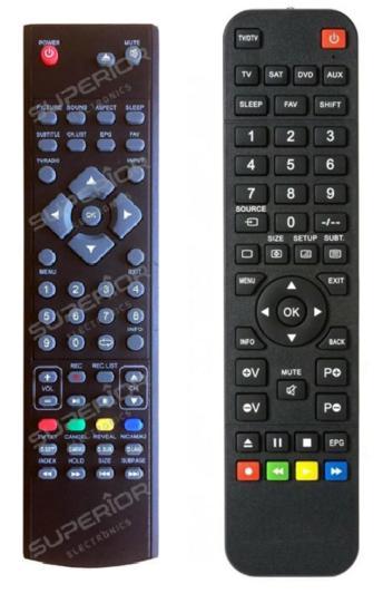 Denver LED-3268 / LED-3271 TV afstandsbediening, Audio, Tv en Foto, Afstandsbedieningen, Verzenden