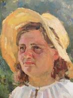 Sogoyan Vera Sogomonovna (1925 – 1986) - Ritratto femminile, Antiek en Kunst, Kunst | Schilderijen | Klassiek