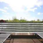 Balkon Privacy Scherm Grijs-Wit  afm. 1x10m (Recreatie), Caravans en Kamperen, Kampeeraccessoires, Verzenden, Nieuw