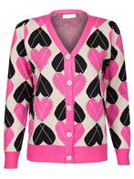 Vest Harten Roze, dames kort vest roze, Kleding | Dames, Truien en Vesten, Nieuw, Verzenden