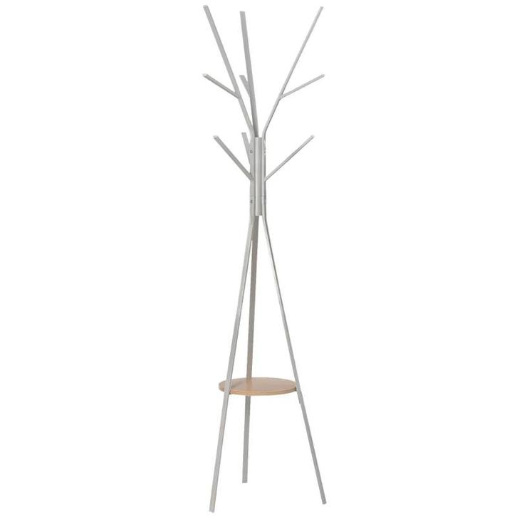 TRUUSK Kapstok van Metaal in Lichtgrijs - 45 x 45 x 180 cm -, Huis en Inrichting, Kasten | Dressoirs, Nieuw, Verzenden