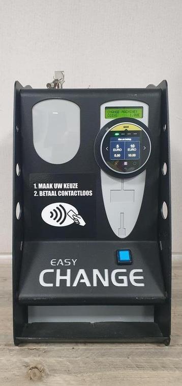 Wisselautomaten  contactloos en biljetten beschikbaar voor biedingen