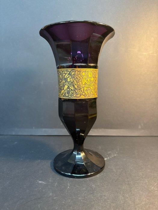 Moser & Söhne - Vaas - Glas, Antiek en Kunst, Antiek | Glas en Kristal