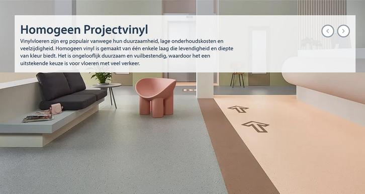 Forbo Homogeen projectvinyl, Doe-het-zelf en Verbouw, Overige Doe-het-zelf en Verbouw