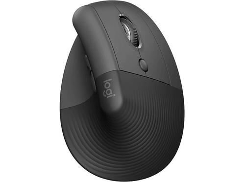 Logitech -  Lift Verticale Ergonomische Muis  - Zwart, Computers en Software, Muizen, Rechtshandig, Ergonomisch, Draadloos, Nieuw