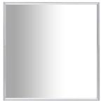 vidaXL Spiegel 60x60 cm zilverkleurig, Huis en Inrichting, Woonaccessoires | Spiegels, Verzenden, Nieuw