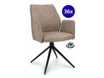 Veiling - Armstoel Davidson (set van 36) Draaibaar - Stof -, Nieuw