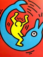 Keith Haring (after) - Dolphin Button (1989) - Jaren 2000, Antiek en Kunst, Kunst | Tekeningen en Foto's