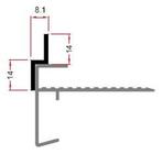 Roval aluminium antiklimprofiel 14 mm L2500mm, Ophalen of Verzenden, Nieuw