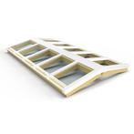 Zelfbouw lichtstraat 10 vak zadeldak 3750x1920mm-BENG Vacuüm, Doe-het-zelf en Verbouw, Ophalen of Verzenden, Nieuw