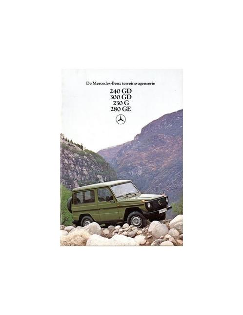 1979 MERCEDES BENZ G KLASSE BROCHURE NEDERLANDS, Boeken, Auto's | Folders en Tijdschriften
