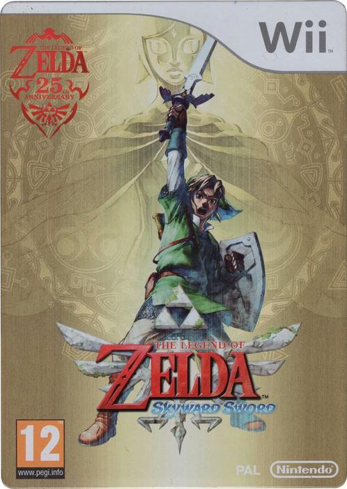 Wii The Legend of Zelda: Skyward Sword + Muziek CD (in Steel, Spelcomputers en Games, Games | Nintendo Wii, Zo goed als nieuw