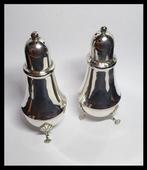 2 Prachtige Peper en Zout strooiers Zilversmid A. Landmeter,