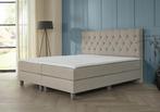 ACTIE! Boxspring Sevilla 180 200 Beige, Huis en Inrichting, Verzenden, Beige, 180 cm, 200 cm