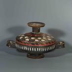 Oud-Grieks Keramiek Lekanis. 4e eeuw v.Chr. 21,5 cm lengte.