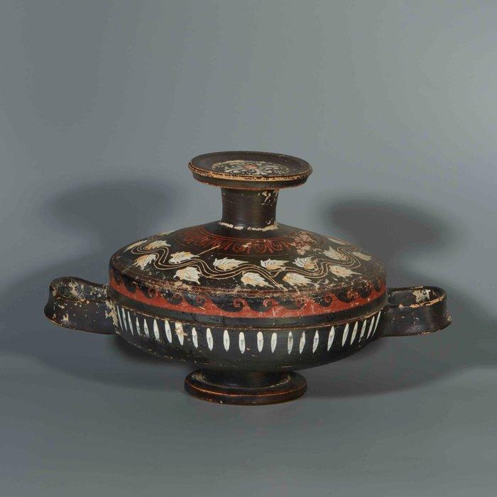 Oud-Grieks Keramiek Lekanis. 4e eeuw v.Chr. 21,5 cm lengte., Verzamelen, Mineralen en Fossielen