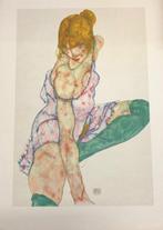 Egon Schiele (1890-1918), after - Mädchen mit grünen