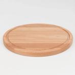 HOCHO Snijplank - Beukenhout - Ø 220x15mm - Met Sapgeul &.., Huis en Inrichting, Keuken | Keukenbenodigdheden, Ophalen of Verzenden