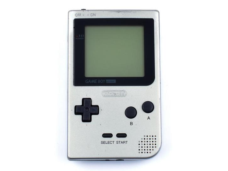 Gameboy Pocket Silver (Black Lens), Spelcomputers en Games, Spelcomputers | Nintendo Game Boy, Zo goed als nieuw, Ophalen of Verzenden