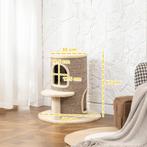 Kattenvat, Krabpaal Met 2 Niveaus, Springplatform, Uitzichtp, Dieren en Toebehoren, Konijnen