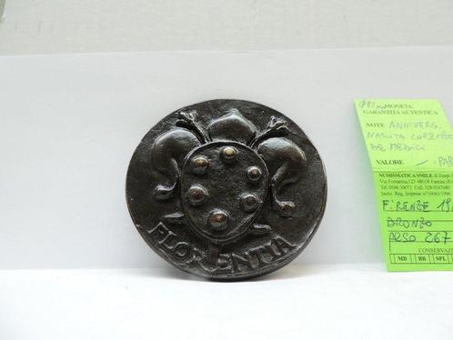 Italia, Firenze. Medal 1949 Anniversario nascita Lorenzo De, Postzegels en Munten, Munten en Bankbiljetten | Toebehoren