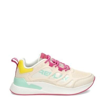 Replay Maze Jr. lage sneakers in het Beige, Kleding | Dames, Schoenen, Sneakers of Gympen, Beige, Nieuw, Verzenden