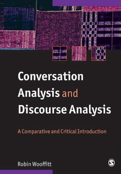 Conversation Analysis & Discourse Analys 9780761974260, Boeken, Taal | Engels, Gelezen, Verzenden