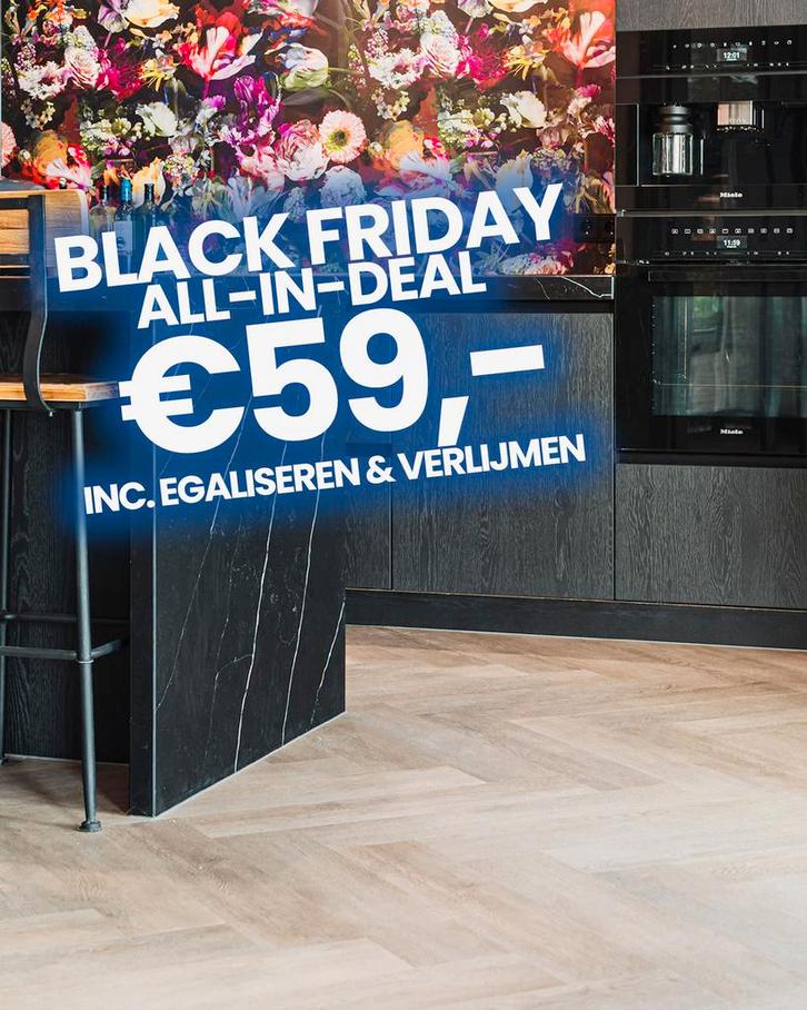 Plak pvc Visgraat licht grijs |  Belakos Palazzo Visgraat XL, Huis en Inrichting, Stoffering | Vloerbedekking, Ophalen