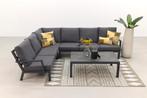 Rockford/Atlanta loungeset antraciet - 5-delig, Tuin en Terras, Tuinsets en Loungesets, Verzenden, Nieuw, Overige materialen, Loungeset