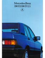 1985 MERCEDES BENZ 190D BROCHURE NEDERLANDS, Nieuw, Author