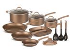 Veiling - 20-delige Luxe Pannenset van Gesmeed Aluminium Met, Nieuw