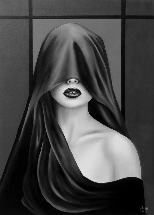 Ivan Pili - Blind kiss, Antiek en Kunst, Kunst | Schilderijen | Modern