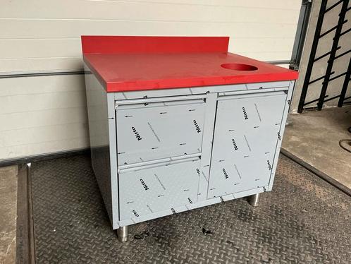 Veiling: RVS Werktafel Snijtafel – 100 cm met snijblad, Zakelijke goederen, Horeca | Keukenapparatuur, Nieuw zonder verpakking